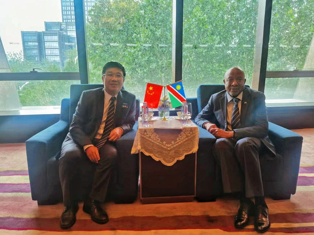 中非合作论坛期间米兰milan 董事长王平卫拜会三国总统