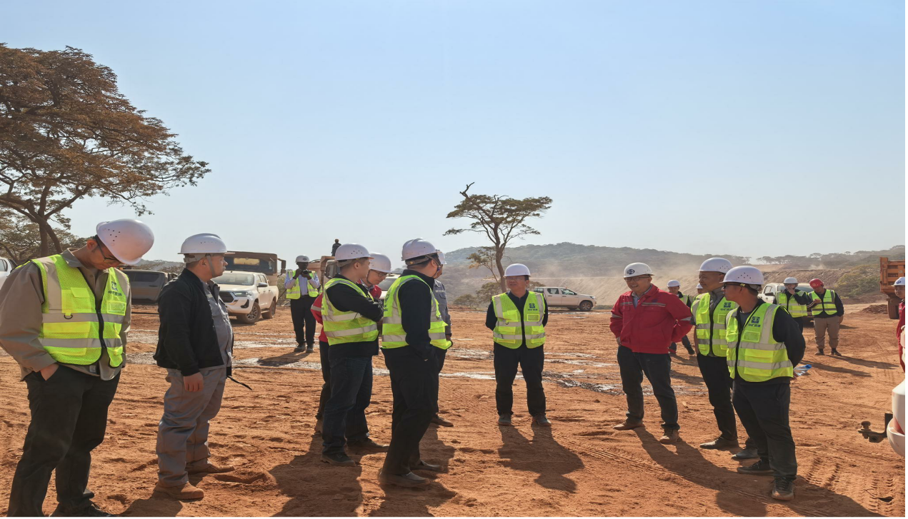 米兰milan集团董事长王平卫赴赞比亚 考察督导Kitumba铜矿项目建设